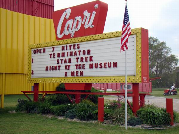 Capri Drive-In Theatre - From Don Gurka (newer photo)